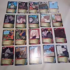 NARUTO　ナルト疾風伝 カードゲーム 術伝カード 20枚セット⑥