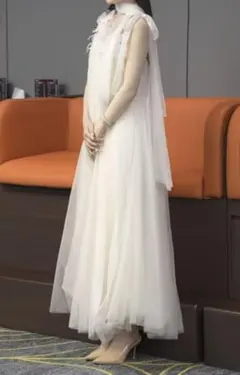 andmary Paula lacey long dress - メルカリ
