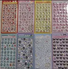 サンリオ　ボンボンドロップシールミニ　8種　コンプリート　正規品