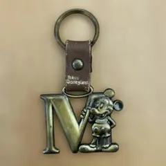 東京ディズニーランド ミッキーマウス イニシャルキーホルダー M