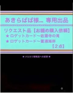あきらぱぱ様… 専用出品　【2点】のサムネイル
