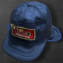 VIP FEDERATION フライトキャップ ワンポイントロゴ ネイビー