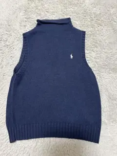 Ralph Lauren ネイビー タートルネックニットベスト