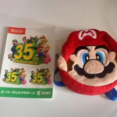 未使用　マリオ　フェイスポーチ　コインケース　ポーチ　カラビナ　シール　35周年