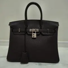 HERMES バーキン25ブラウン ハンドバッグ 正規品 - メルカリ