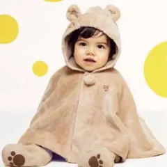 ミキハウス MIKIHOUSE くま くま耳 ポンチョ 上着