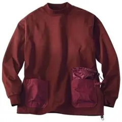 【新品】❀ユーティリティカットソー 綿100%#ハイネック#手ぶら巾着ポケット❀