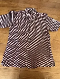 LOVELESS 半袖シャツ チェック柄 赤白青