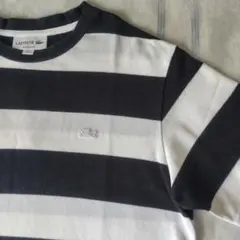 【美品】LACOSTE 鹿の子ボーダーTシャツのサムネイル