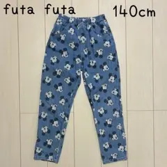 バースデイ　フタフタ　ミッキーマウス総柄デニムロングパンツ　140cmのサムネイル