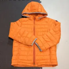 GAP Kids 120 ダウン ジャケット オレンジ フード付き
