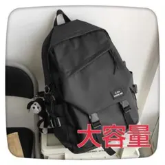 バックパック 黒 リュック シンプル 通学 通勤　韓国 大容量 匿名発送