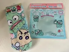 ハンギョドン　クレヨンしんちゃん　靴下　ジッパーバッグ