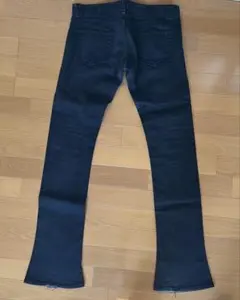 ガラアーベント ブラックフレアデニムパンツ サイズMのサムネイル