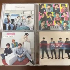 Sexy Zone CD RUN puzzle 人生遊戯　Cream 4枚セット