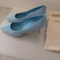 Louis Vuitton スエード パンプス ライトブルーのサムネイル