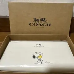 COACH 長財布 スヌーピー コラボ ホワイト
