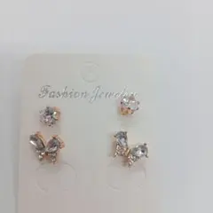 バタフライデザイン ピアス
