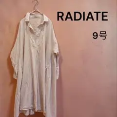 RADIATE ストライプ柄 シャツワンピース 9号