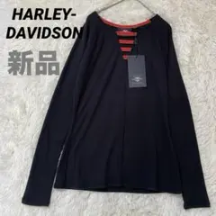 新品　ハーレーダビッドソンMOTORCLOTHES コットンシャツ S タグ付きのサムネイル