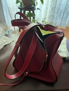 ロエベ ハンモック バッグ 赤 超美品！シリアルあり 美品♪