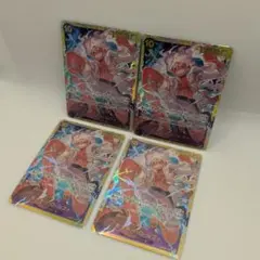 ワンピースカード モンキー・D・ルフィ 4枚セット