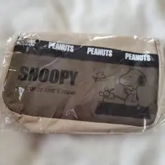 新品 未開封 SNOOPY PEANUTS ショルダーバッグ ベージュ