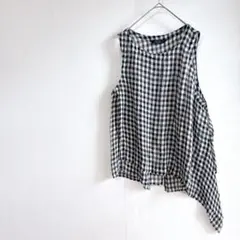 ポータークラシック HAWAIAN DENIM パラカ チェックベスト サイズ3