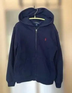 美品ラルフローレンPolo RalphLauren⭐︎ジップパーカー120ネイビー
