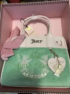 レアJuicy Couture ハンドバッグ グリーンのサムネイル
