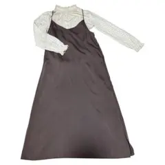 【処分SALE】UNIQLO キャミソールワンピース　サイドスリット