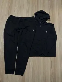 格安 Polo Ralph Lauren セットアップ ブラック smサイズ人気