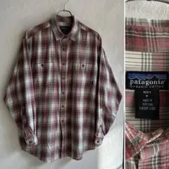 90S ポルトガル製 patagonia チェックシャツ パタゴニア