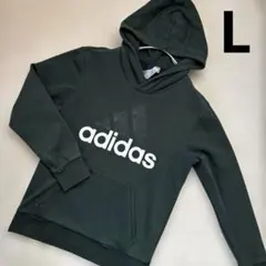 美品❣️アディダス　パーカー　Lサイズ　グリーン　緑