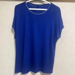 ベネトン　Tシャツ　青色　Lサイズ　匿名配送のサムネイル