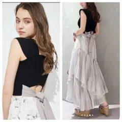美品マーキュリーデュオ♡バックリボンコンパクトニット