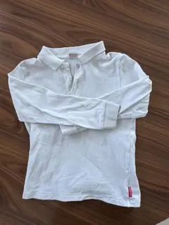 Miki HOUSE ホワイトポロシャツ 130 ミキハウス