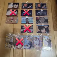 ハイキュー ウエハースカード 16枚 バラ売り⭕