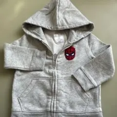 baby GAP スパイダーマン パーカー 3歳用 グレー