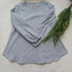 ストライプ 長袖シャツ Lサイズ