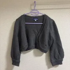 Burberry Blue label パフスリーブ ボレロ カーディガン