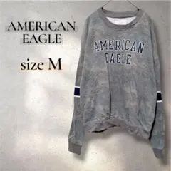AMERICAN EAGLE カモフラージュ柄 トレーナー M 迷彩 ロゴ