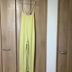 コムサイズム　イエロー　サロペット