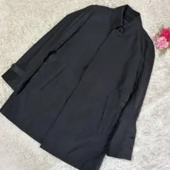 ☆美品☆MR.JUNKO ステンカラーコート　ベーシック黒Mライナー取り外し可能のサムネイル