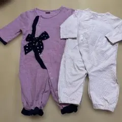 プティマイン　ロンパース　2枚セット