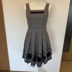 値下げ★ロイスクレヨン PLACEPAUSE 花柄刺繍ワンピース