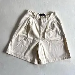 Ralph Lauren ラルフローレン タック入り ショートパンツ アイボリー