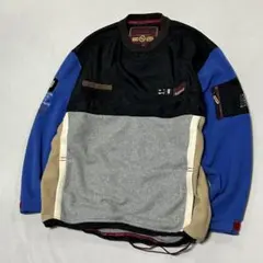90s Ecko ナイロン リップストップ フリースジャケット ドローコード