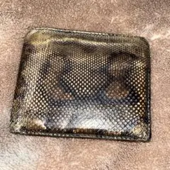 BOTTEGA VENETA パイソン 二つ折り財布