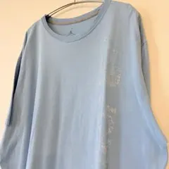 NIKE AIR JORDAN ジョーダン Tシャツ 水色 ビッグサイズ　B30